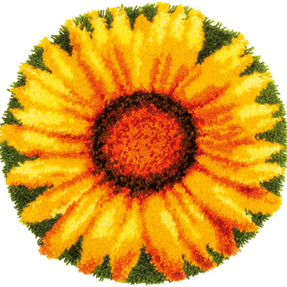 Knüpfformteppichpackung Sonnenblume