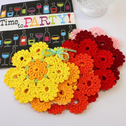 Coasters Flower 7Petals