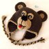 Bear Earflap Hat Crochet Pattern