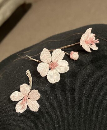 Cherry blossom branch