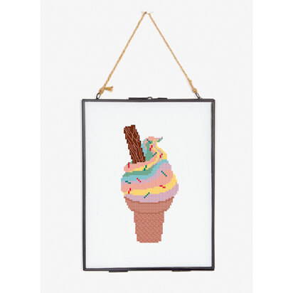 Rainbow Cone in DMC - PAT0792 - Downloadable PDF