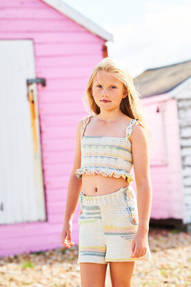 Crochet Top and Shorts in Stylecraft Savannah - 9989 - Downloadable PDF