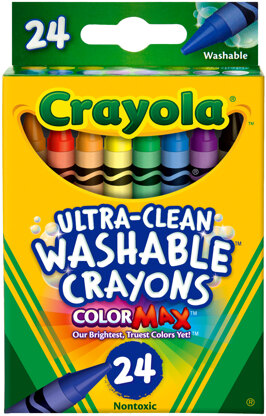 Crayola Washable Crayons - 24/Pkg