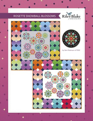 Riley Blake Rosette Snowball Blossoms - Downloadable PDF