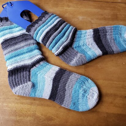 Full Fat Combination Plate Socks - knitting pattern