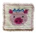 Pig Wall Hanging Tapestry Crochet