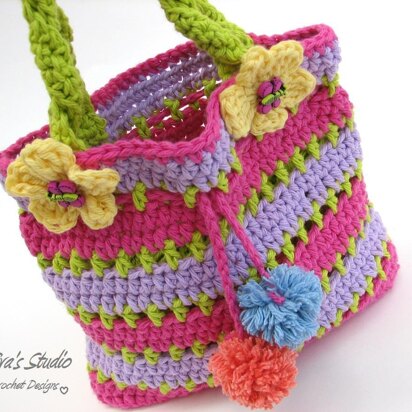 Spring purse for little girl