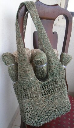 Market Tote in Jute Cotton