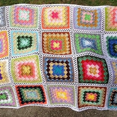 Lush Garden Bavarian Stitch Afghan