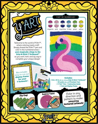 Patch Products Y'art Craft Kit - Flamingo