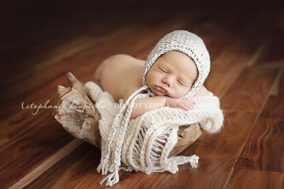 Newborn Bonnet Hat, Newborn Hat