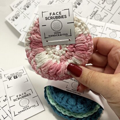 Crochet face Scrubbies