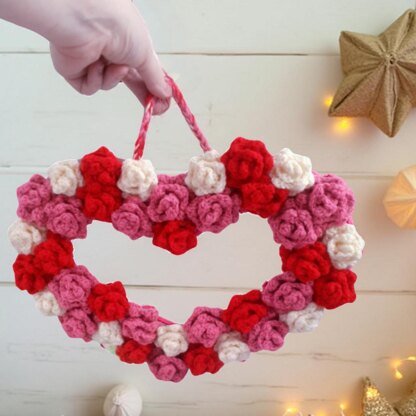 Heart Roses Wreath