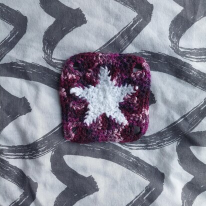 Granny square with a star