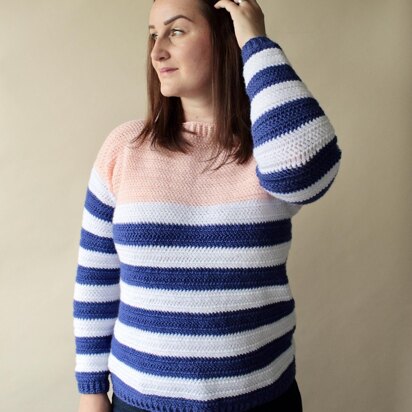 Crocheted Shoreline Sweater