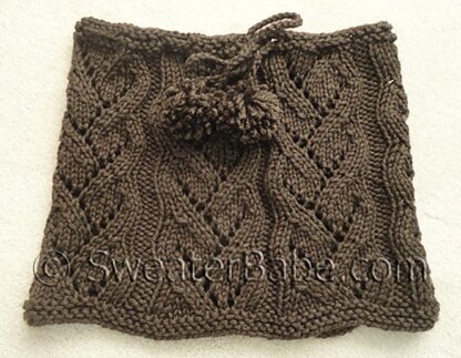 #142 Drawstring Lace Cowl