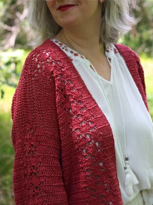 Kailua Cardigan in Berroco Chai - Downloadable PDF