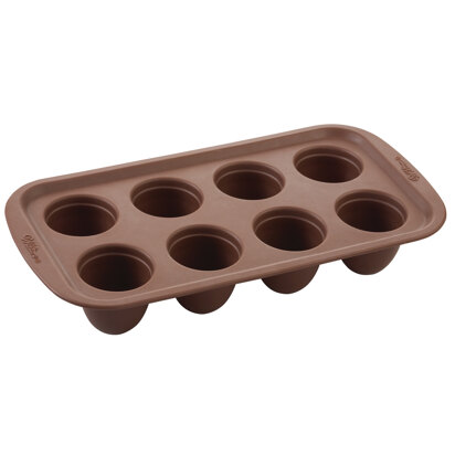 Wilton Brownie Pops Silicone Brownie and Cake Pop Molds Pan, 8-Cavity