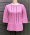 Raglan Sweater with Slit Borders