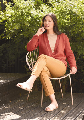 Ambience Cardigan in Rowan Cotton Revive - Downloadable PDF