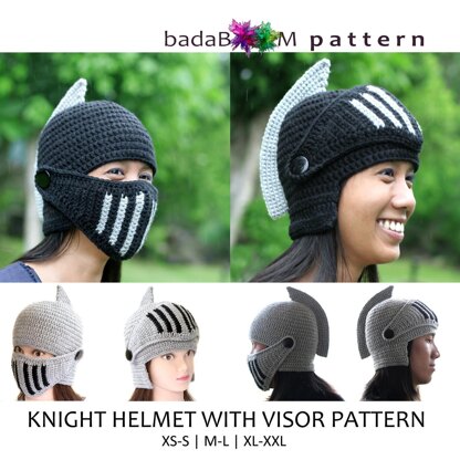 Knight Helmet Hat Adult