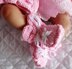 Knitting pattern Baby Doll, 20-22 inch, 0-3 Month Baby, Matinee Coat, Bonnet, Boots