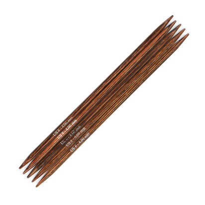 Knitter's Pride Ginger Double Point Needles Set 15cm (6in) (Set of 12 Sizes)