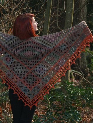 Graduated Granny Mosaic Shawl