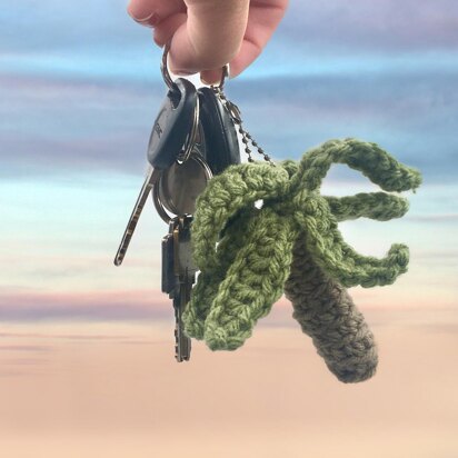 Palm Tree Key Chain