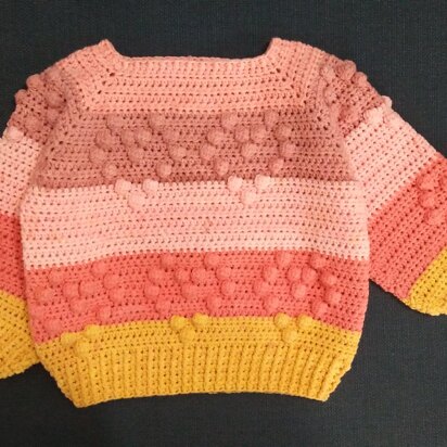 Sweetheart sweater for toddlers