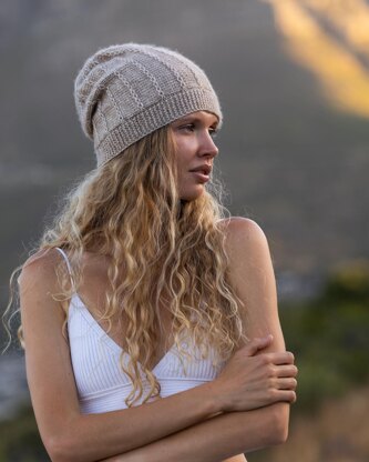 Kalahari beanie knitting pattern