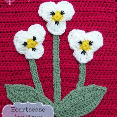 Heartsease (Pansy) Applique