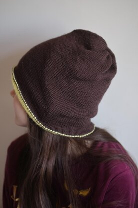 Distressed Swirl Beanie