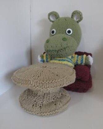 Knitkinz Green Hippo