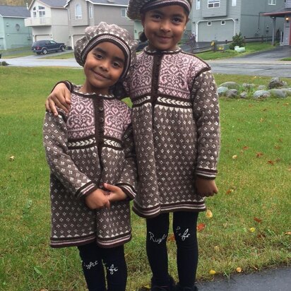 Veslemøy coat and hats