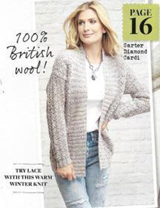 Garter Diamonds Cardigan