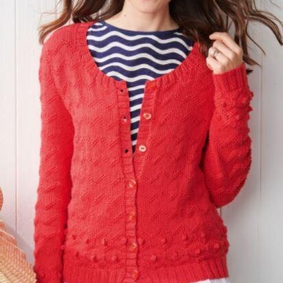 Zig Zag and Bobble Cardigan