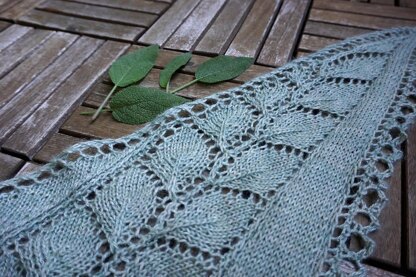 Sage Leaf Shawl