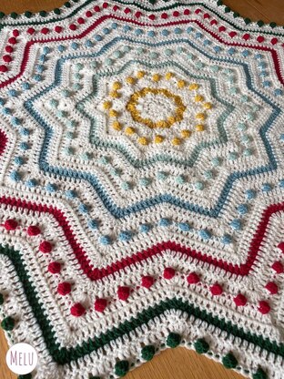 Candy Dot Star Blanket