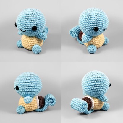 VinCrafty's Squirtle, Wartortle & Blastoise Pattern Crochet pattern by  VinCrafty