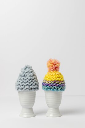 Quick Knit Egg Cosies