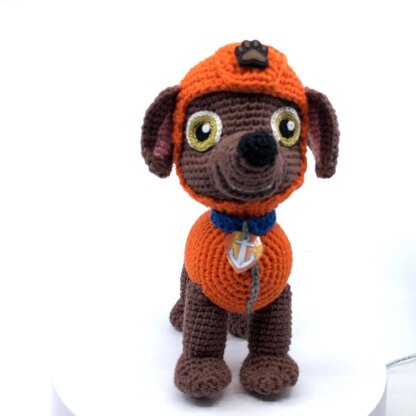 Paw Patrol Zuma crochet pattern