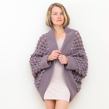 Ash Rose Shrug Cardigan Crochet pattern by Natalia Kononova | LoveCrafts