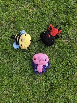 Big Bug Bundle: Ladybug, Bee, Butterfly