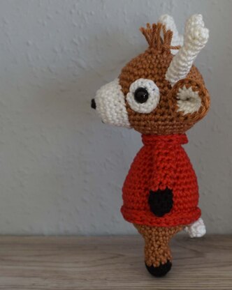 Amigurumi Häkelanleitung Rudolph das Rentier und seine Freunde