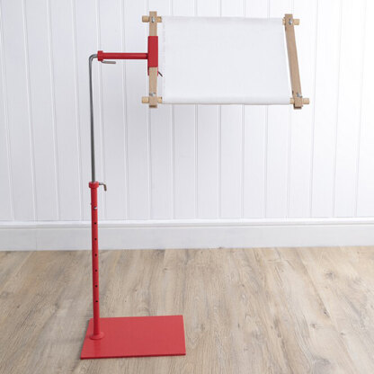 Lowery Strawberry Red Workstand with Side Clamp (Powder Coated)