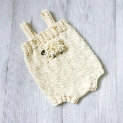 Baby Romper with Loopy Lamb