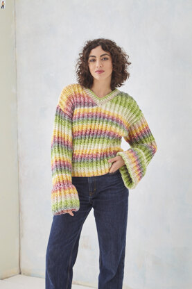 Cardigan & Sweater in King Cole Hedgerow Chunky - P6200 - Leaflet