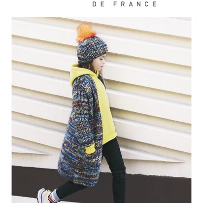 Girl Jacket and Hat in Bergere de France Arlequin - M1148 - M1149 - Downloadable PDF