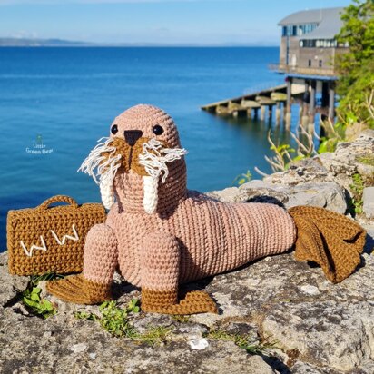 Wally the Walrus - US Terminology - Amigurumi